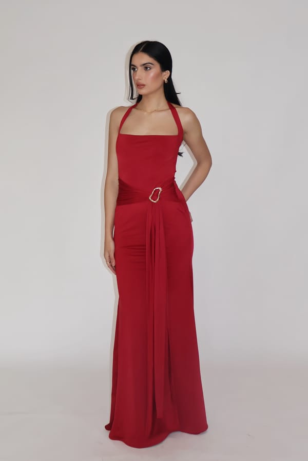 Mimosa Dress - (Cherry) — Select Staples