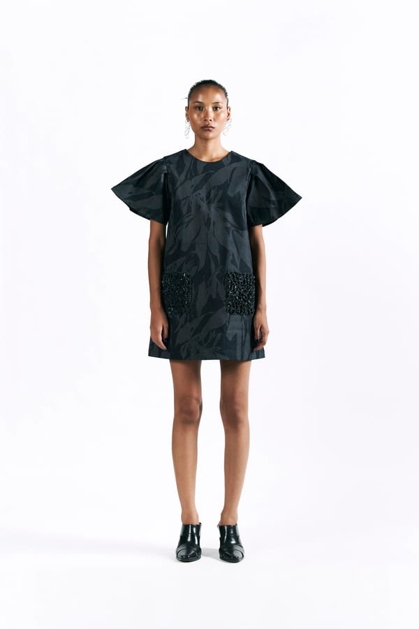 Etched Blossom Mini Dress — Pocketful Of Cherrie