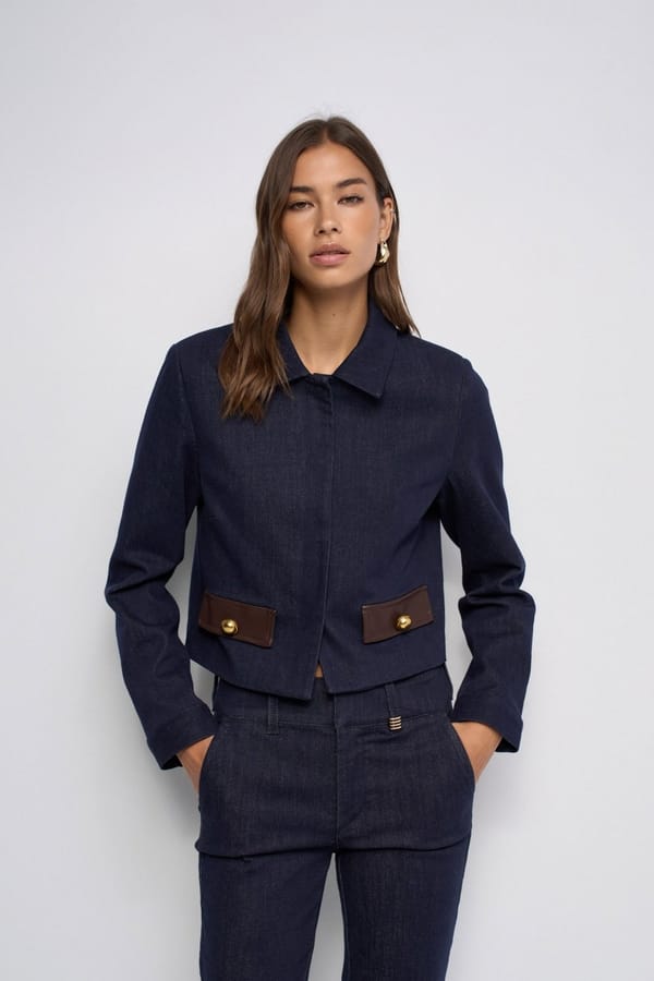 Denim Jacket W/ Buttons — SALSA JEANS