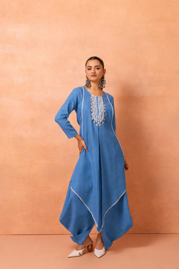 Bohemian Long Jumpsuit Drape Dress — Sew and You