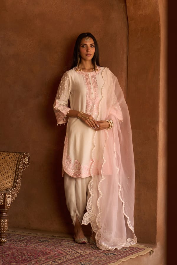 Ruhi - Short Kurta And Dhoti — Sheetal Batra