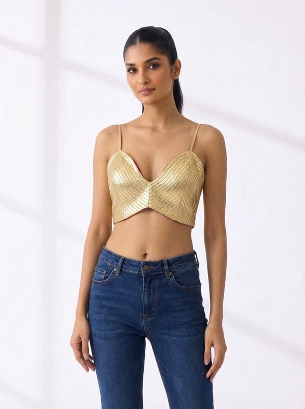 Gold Gotta Blouse — Gotta Kinari
