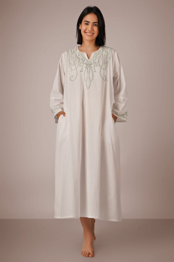 Johri, Cotton Kaftan — After Dark
