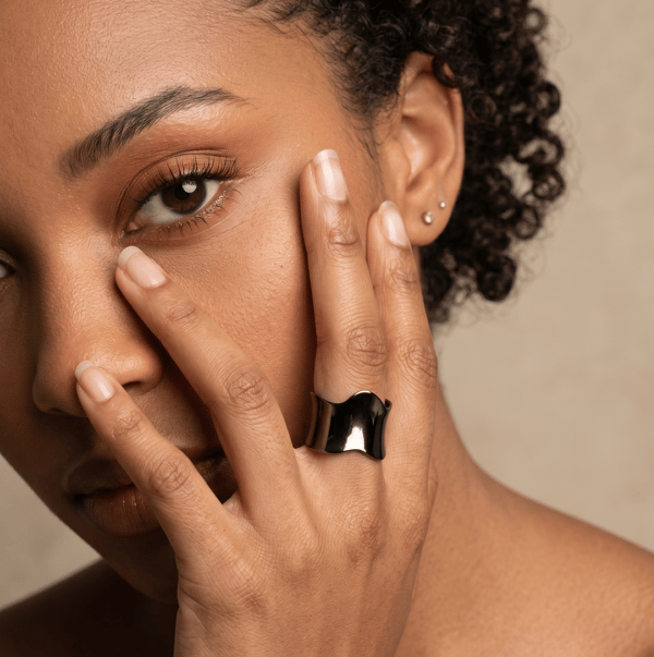 Mini Roller  Coaster Ring Black — Equiivalence
