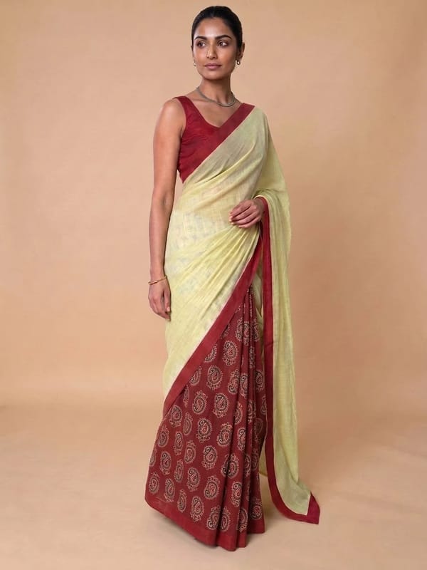 Mayuri Patchwork Saree — BINKS