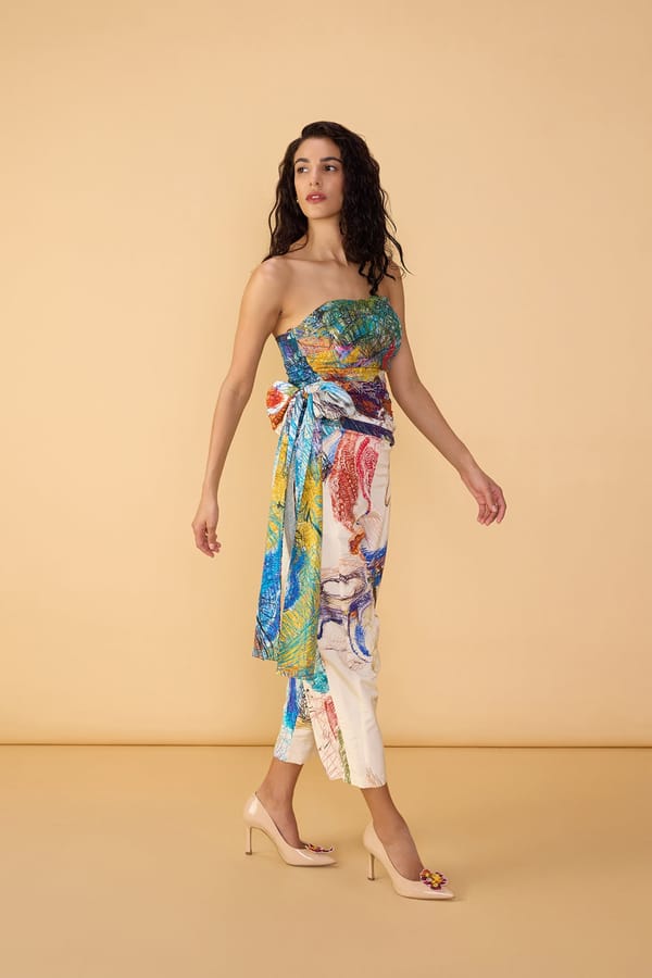 Amina Blouse & Loly Trousers — Saaksha and Kinni