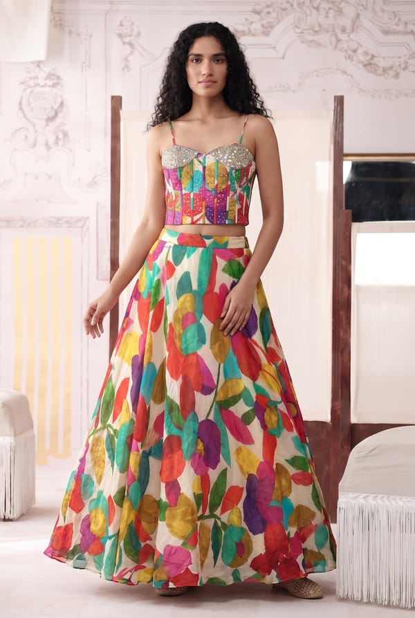 Multi Lehenga Set — Basanti Kapde aur Koffee