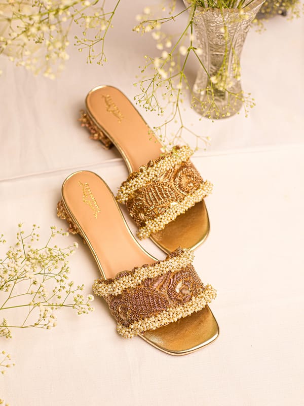 Adhika Gold (Slider Heel) — 5 Elements