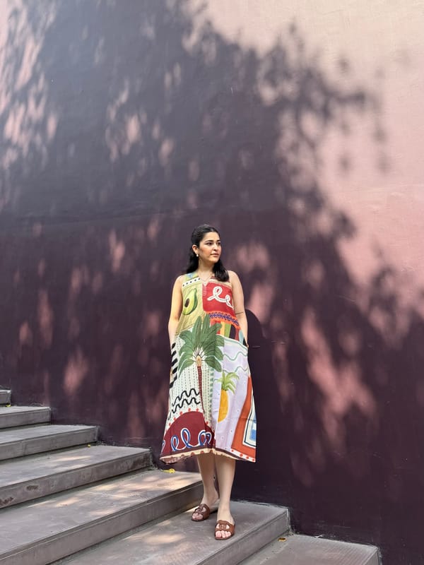 Hibiscus Dress In Encanto Print — GAIMA LABEL