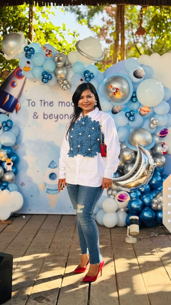 White Shirt With Halter Neck 3D Flower Top — Weaving Cult