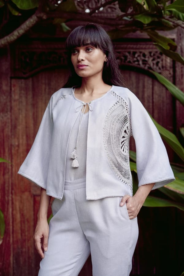 Summer Threads Cara Jacket Set — Kaveri