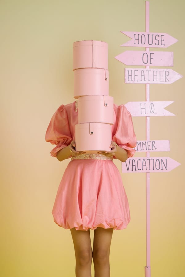 Bubblegum Embroidered Skirt — HOUSE OF HEATHER