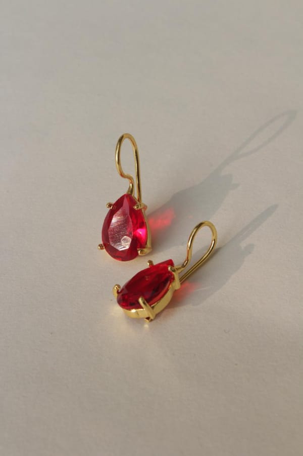 Red Earrings — Tijila