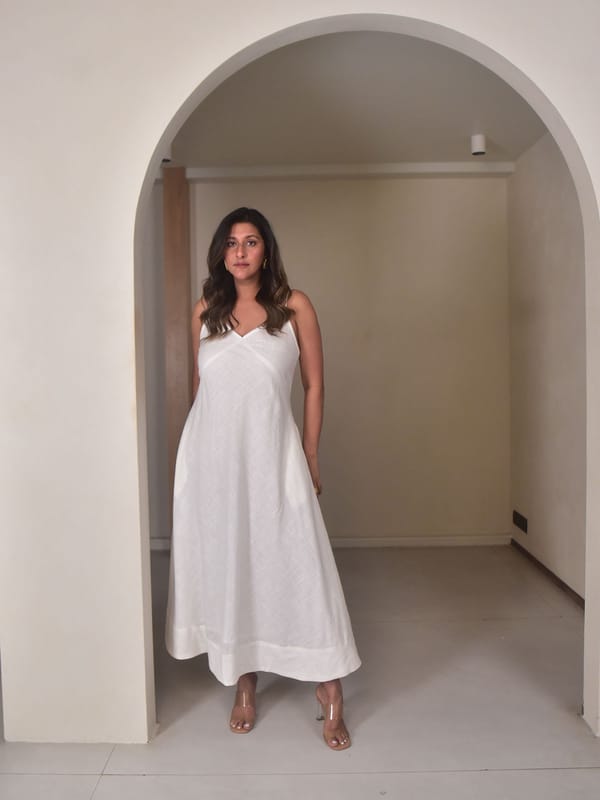 Luna Strappy Dress — Why So Blue