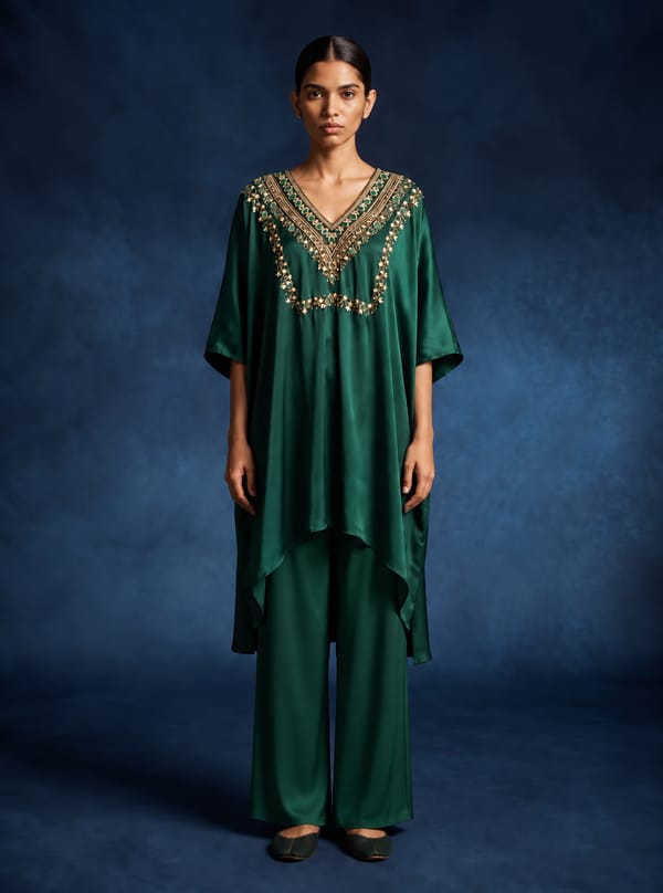 Green Forest Muse Co-ord Set — 107 DEGREE
