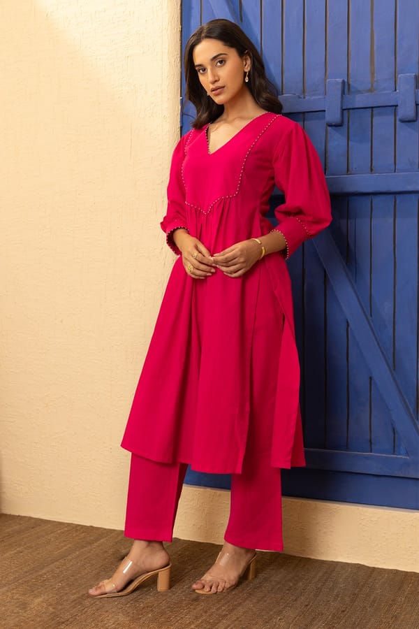 Salmon Co-ord Set — SHIBUI