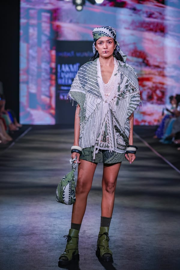 Olive Print Shorts — Kritika Murarka