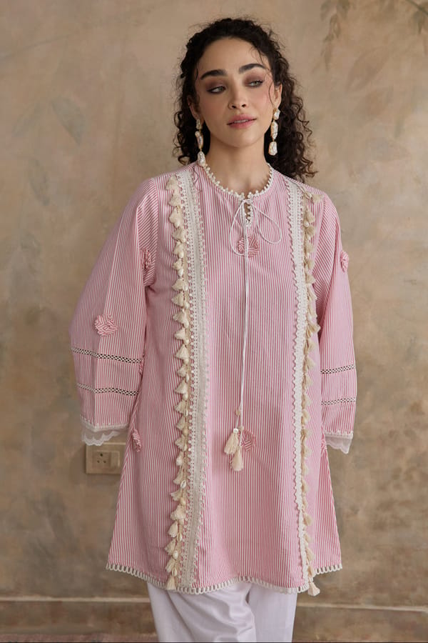 Blush Noor Kurta — AVERIE