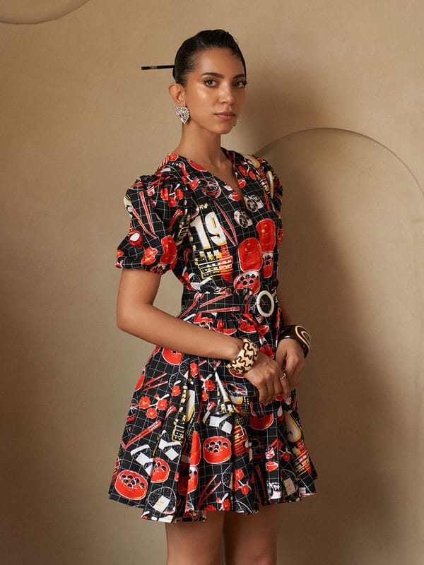 Miso Ramen Print Dress — HOUSE OF FETT