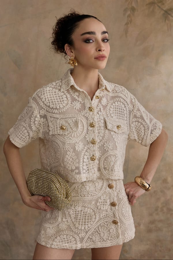 Aurelia Lace Top — AVERIE
