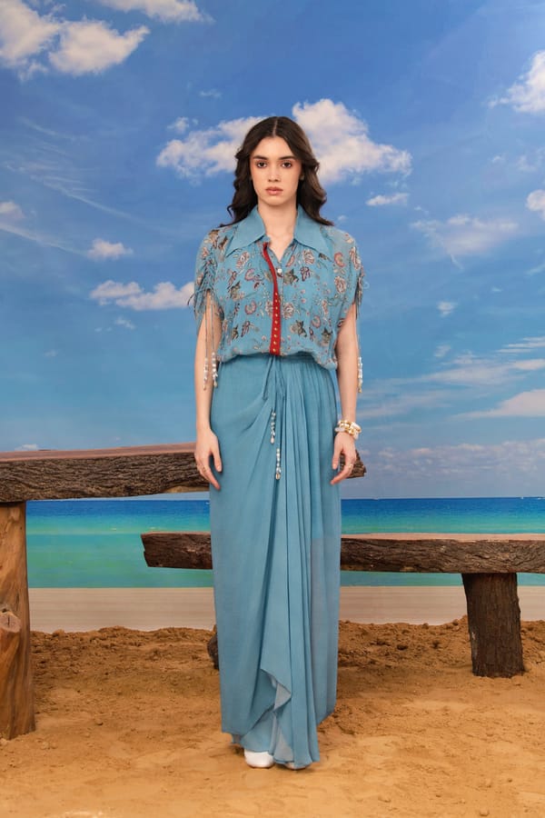 Drift Drape Shirt Dress — ISHA GUPTA TAYAL