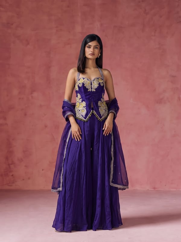 Saniya Peplum Corset Set — KELAAYAH