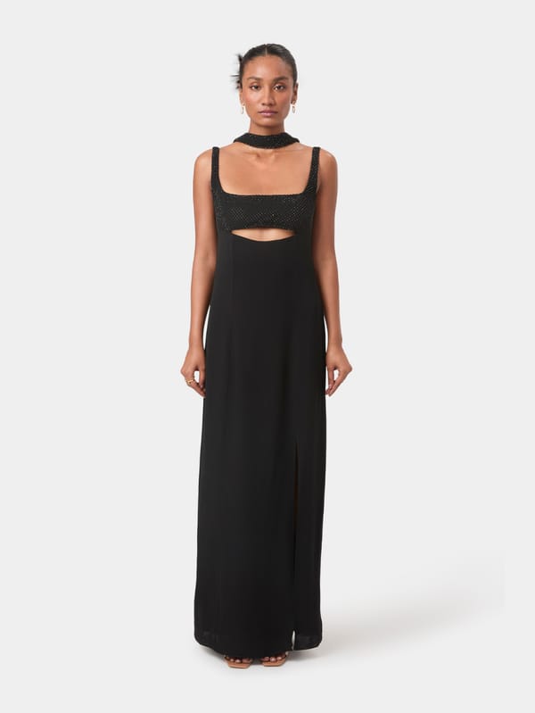 Elise Embellished Cutout Gown — Beyond