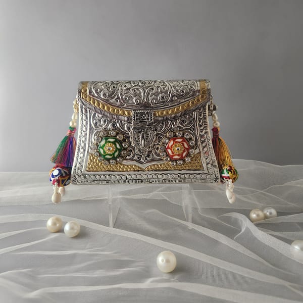Multi Meenakari Bag — Adwita