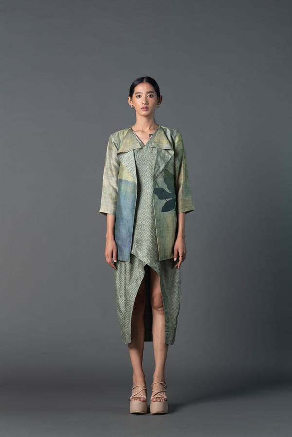 Array Bandhani Forest Green — CLOS