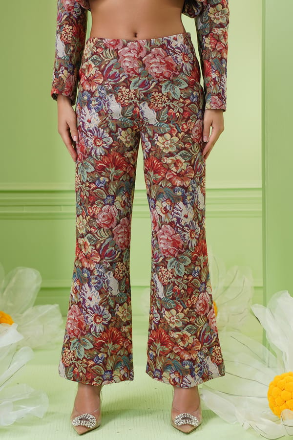 Full Moon Pants- Roses — Chöjé