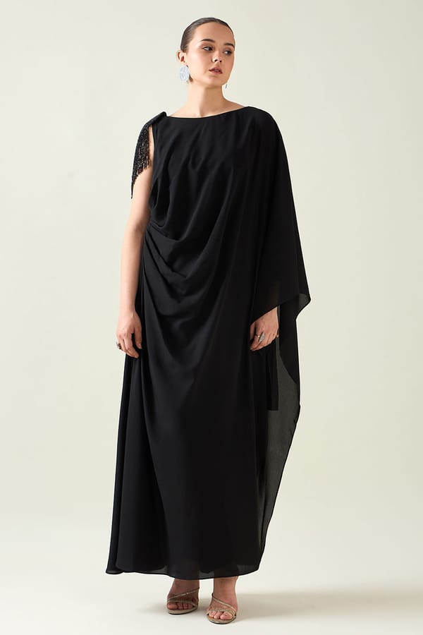Crystal Drape Tunic Set — Aakaar