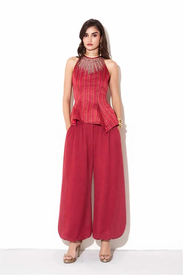 ELIO Printed Peplum — Torqadorn