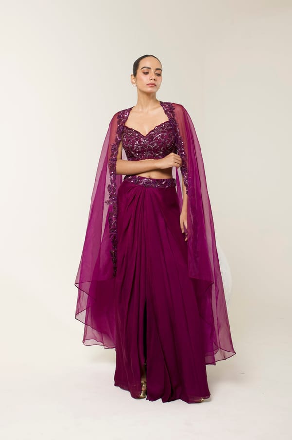 Camellia Cape Set — LIBAS CAFE