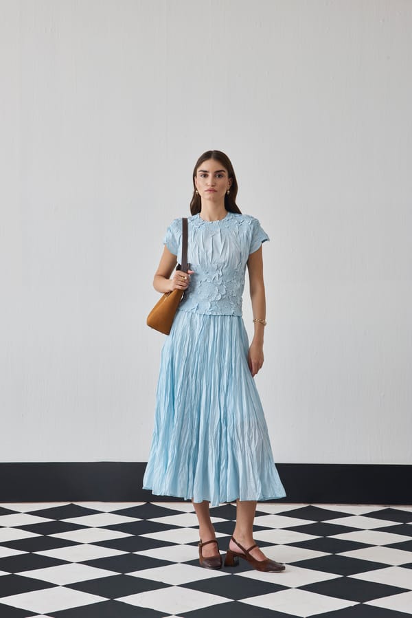 Nilu Skirt Set — Pleats by Aruni