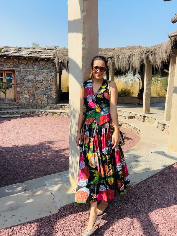 Printed Waistcoat and Midi Skirt Co-ord Set — SHOP MIOWW
