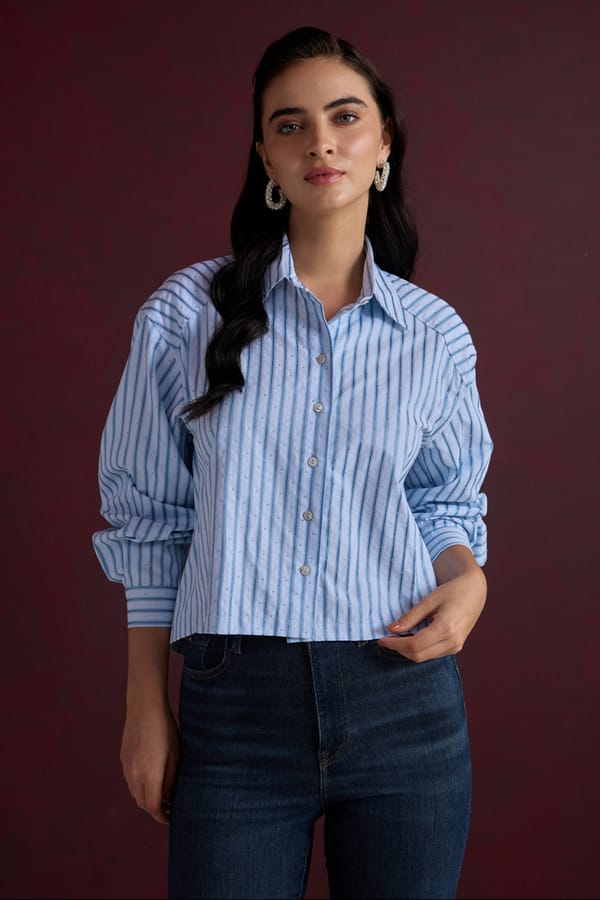 Celia Stripe Shirt — AVERIE