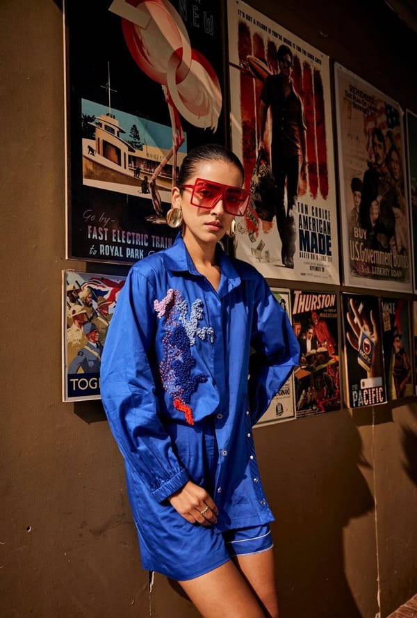 Blue Blaze Shirt — Puja Agarwal