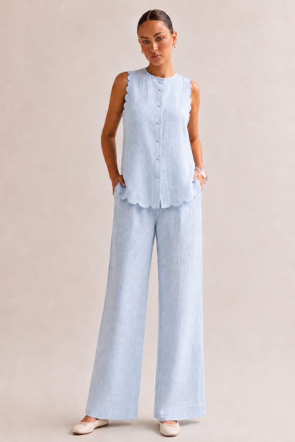 Cara Linen Co-ord Set — MOMENT BOMBAY