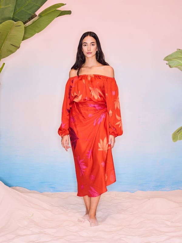 Kesar Crop Blouse — GUAPA