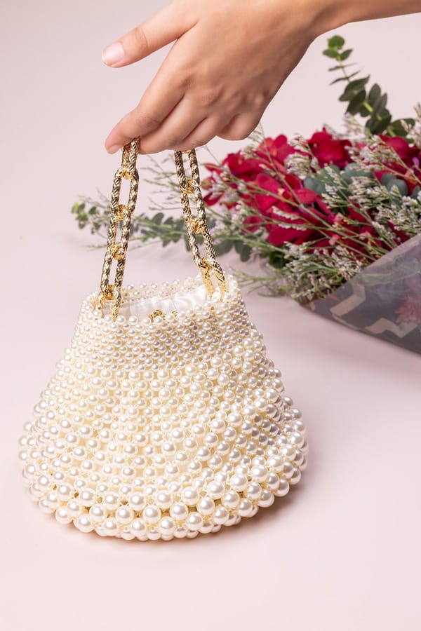 Guldavari Beaded Potli Bag — The Leather Garden