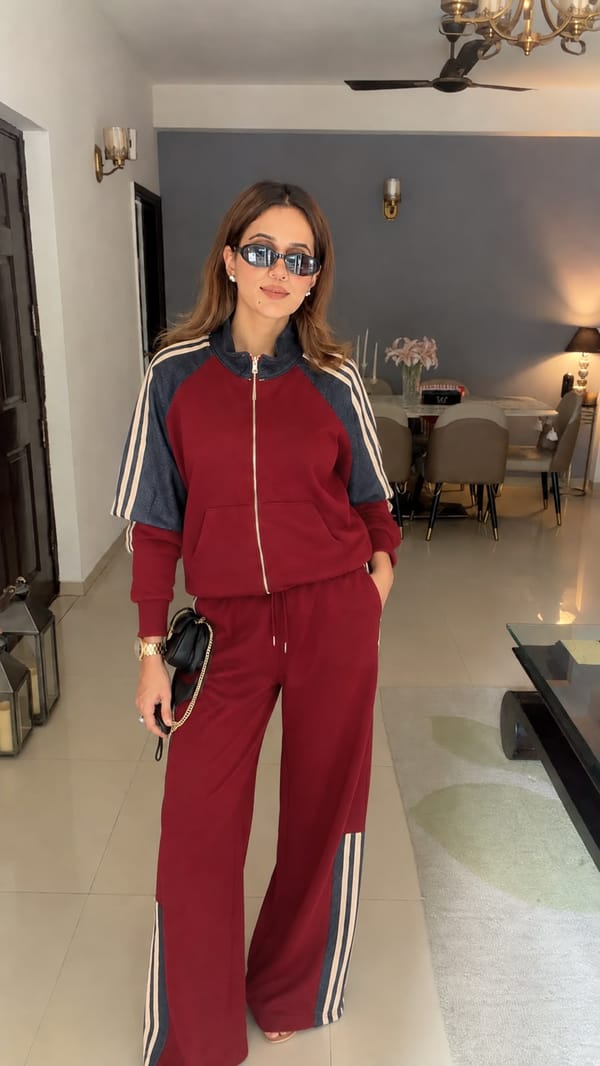 Contrast Stripe Lounge Set — CLOSET AFFAIR