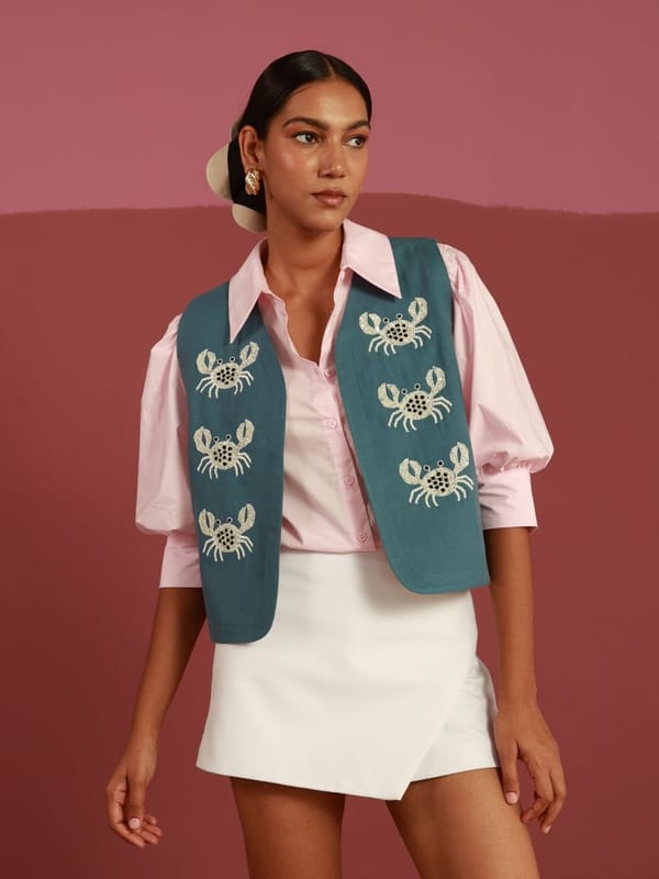 The Crabby Edit Gilet — Winglore Studio