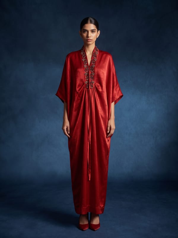 Red Scarlet Kaftan — 107 DEGREE