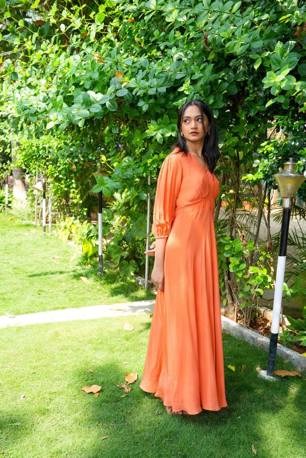 Tangelo Dress — EWOKE STUDIO