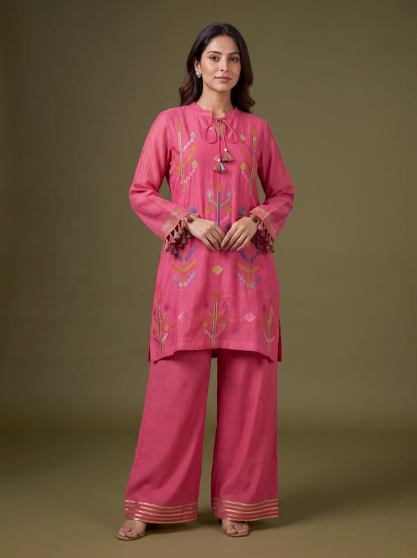 Rose Pink-Rtm1029 — KHATUBA (THAKUR EXCLUSIVE)