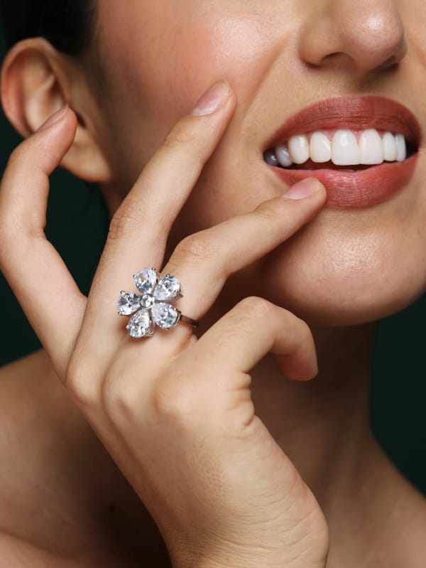 Promise Petal Diamond Ring — Varnika Arora