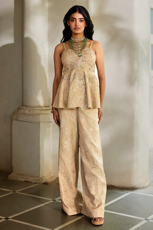 Nara Peplum Set — Paulmi and Harsh