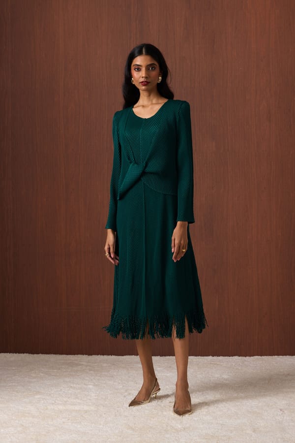 Helena Dress — Scarlet Sage
