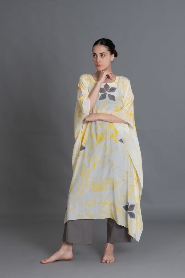 Crezia Silk Kaftan — Khat