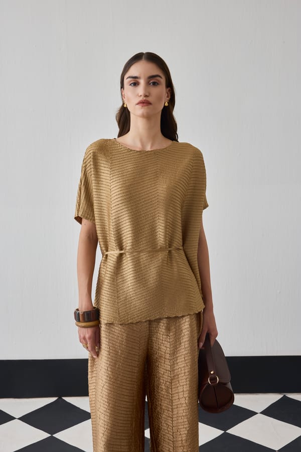 Anok Coord Set — Pleats by Aruni